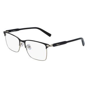New FERRAGAMO SF-2179 718 Black & Gold Eyeglasses 55/17/140